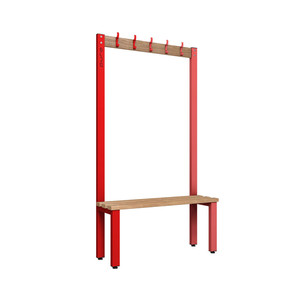 Pure CLOAKROOM Single Sided Hook Bench